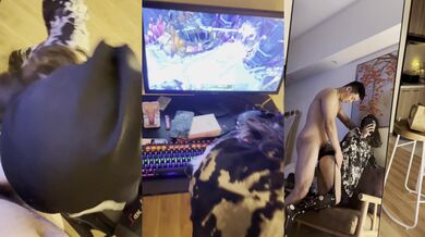 185帅爷们操童宝