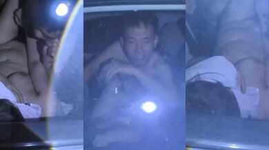 黄骅速腾车震现场视频！路人偶遇男女车内激情啪啪 竞大喊要报警 吓得慌不择路开车逃跑！